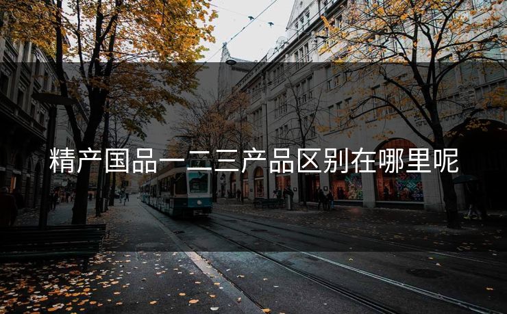 精产国品一二三产品区别在哪里呢